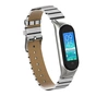 Ремінець до фітнес браслета XoKo Leather Premium Band для Xiaomi Mi band 5 White (XK-M5-LRWT) - зменшене зображення 4