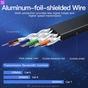 Патч-корд Vention CAT7 SSTP Ethernet, 2 m, Black (ICABH) - уменьшенное изображение 5