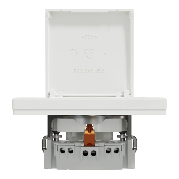 Розетка Schneider Electric ASFORA з кришкою, біла (EPH3100121) - зображення 6