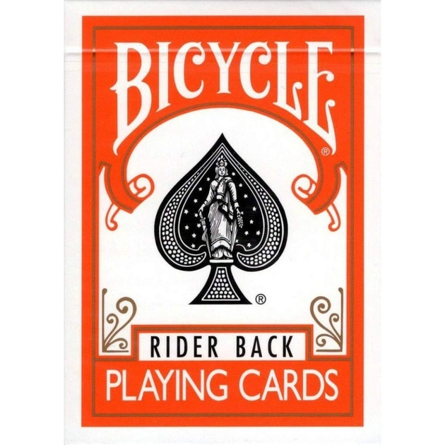 Гральні карти Bicycle Rider Back (Orange) (ВР_КИБРБОД) - зображення 1