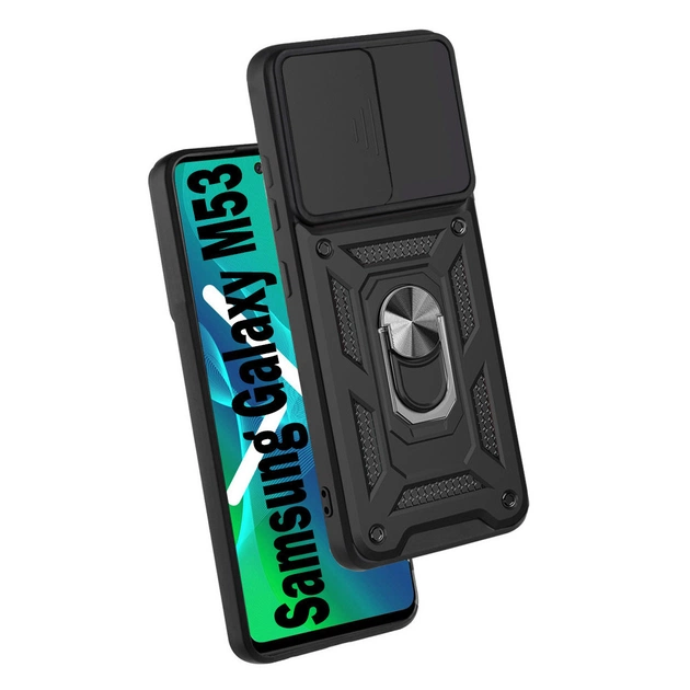 Чохол до мобільного телефона BeCover Military Samsung Galaxy M53 SM-M536 Black (707391) - зображення 1