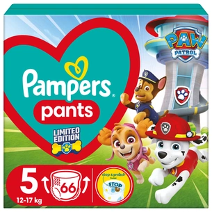 Підгузки Pampers Junior Розмір 5 (12-17кг) Paw Patrol 66 шт (8006540863619) зображення 1