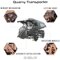 Конструктор Metal Time Колекційна модель Quarry Transporter Механічний кар'єрний самоскид (MT014) - зменшене зображення 4