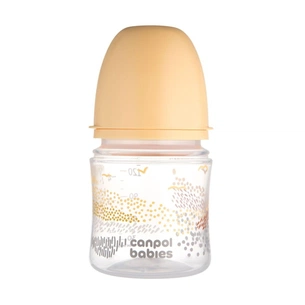 Пляшечка для годування Canpol babies Easystart MOUNTAINS антиколікова з широким отвором 120 мл бежева (35/242_bei) зображення 1
