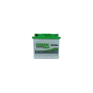 Акумулятор автомобільний GREEN POWER MAX 52Ah Ев (-/+) (480EN) (22374) зображення 1