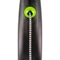 Повідець для собак Flexi Black Design XS трос 3 м (зелений) (4000498033227) - зменшене зображення 2