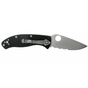 Ніж Spyderco Tenacious FRN полусеррейтор (C122PSBK) - зменшене зображення 2