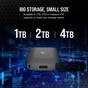 Накопичувач SSD USB 3.2 2TB Corsair (CSSD-EX100U2TB) - уменьшенное изображение 6