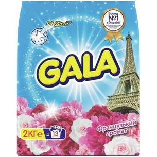 Пральний порошок Gala Автомат Французький аромат 2 кг (8001090807090) зображення 1