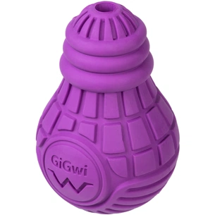 Іграшка для собак GiGwi Bulb Rubber Лампочка гумова L фіолетова (2338) зображення 1