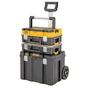 Ящик для інструментів DeWALT комплект TSTAK 2.0 ящик+органайзер+ящик-візок (DWST83411-1) - зменшене зображення 1