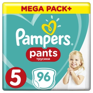Підгузки Pampers трусики Pants Junior Розмір 5 (12-17 кг), 96 шт (4015400697541) зображення 1