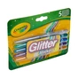 Фломастери Crayola Набір з блискітками 5 шт (256354.012) - зменшене зображення 4