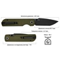 Ніж CJRB Nova Green PVD (J1937-BGN) - зменшене зображення 6