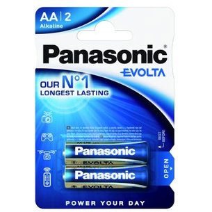 Батарейка Panasonic AA LR06 Evolta * 2 (LR6EGE/2BP) зображення 1