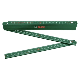 Лінійка будівельна Bosch складна пластик, 2000мм (1.600.A03.2V3) зображення 1
