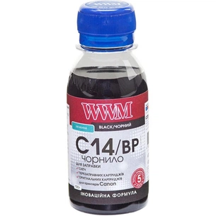 Чорнило WWM CANON CLI-451/CLI-471 100г Black Pigmented (C14/BP-2) зображення 1