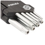 Ключ Sigma набір TORX 9шт T10-T50 CrV, короткі з отвором (4022211) - зменшене зображення 6