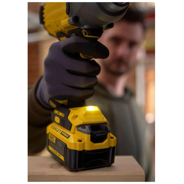 Гайковерт Stanley FatMax, ударний 18V, 4Ah, 950Нм, 2000 об/хв, 2600 уд/хв, 2.66кг (SFMCF940M1) - picture 9