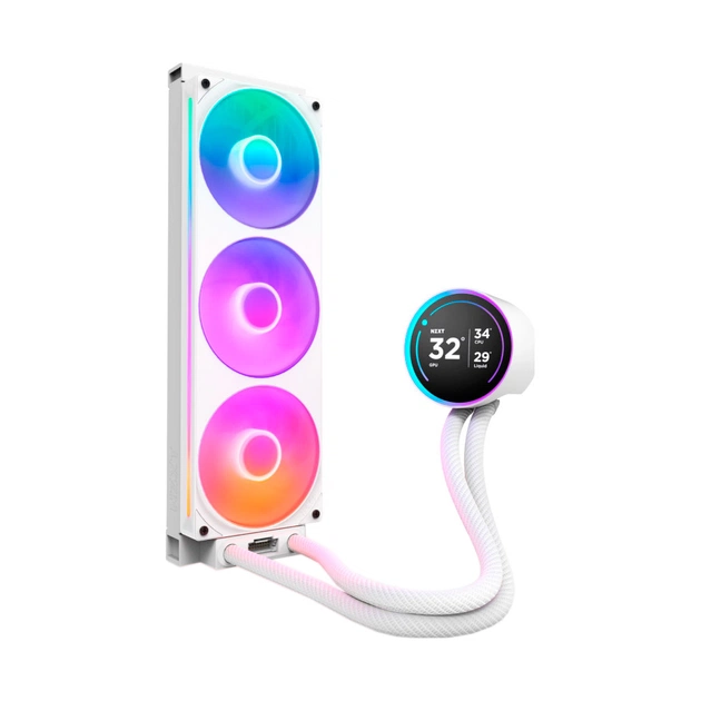 Система рідинного охолодження NZXT Kraken Elite RGB 360mm AIO (RL-KR36E-W2) - picture 2