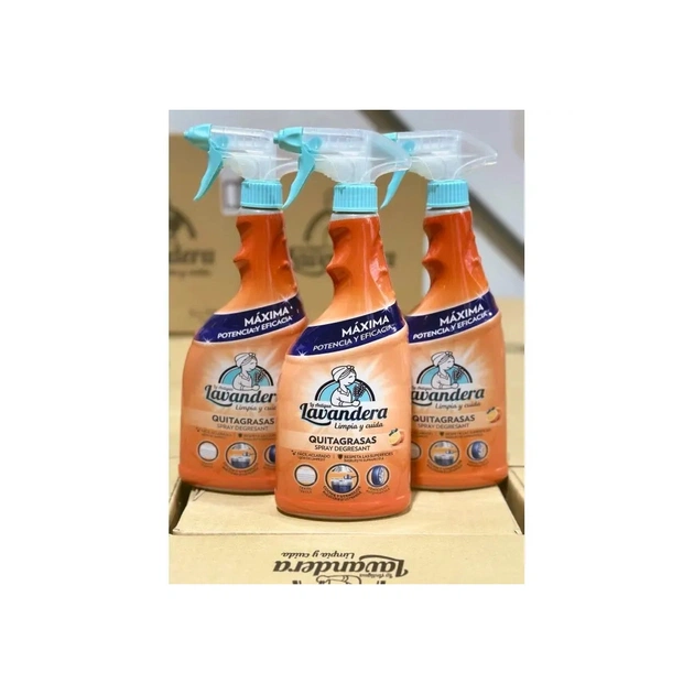 Спрей для чищення кухні La Antigua Lavandera Для видалення жиру Цитрус 750 мл (8437014202441) - picture 3