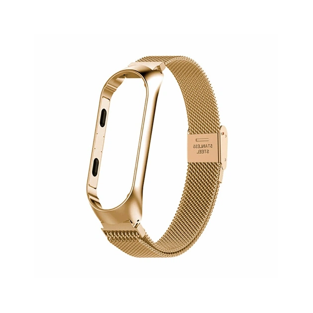 Ремінець до фітнес браслета BeCover Metal для Xiaomi Mi Smart Band 8 Gold (709359) - зображення 1