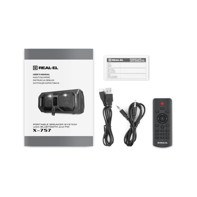 Акустична система REAL-EL X-757 Black (EL121600007) - picture 11