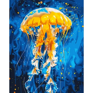 Картина по номерам Santi Танець медузи, 40*50см, LED підсвітка (955067) зображення 1