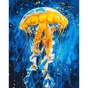 Картина по номерам Santi Танець медузи, 40*50см, LED підсвітка (955067) - зменшене зображення 1