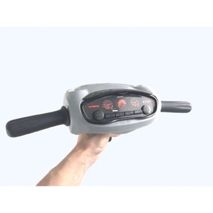 Аксесуар для коляски QPlay Музична панель для велосипеду зі світловими ефектами з USB та Bluetooth, Black (MP-01Light-MusicPanel) зображення 1