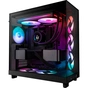 Кулер до корпусу NZXT F280 RGB Core Fan (Single Frame) - Black (RF-U28HF-B1) - зменшене зображення 6