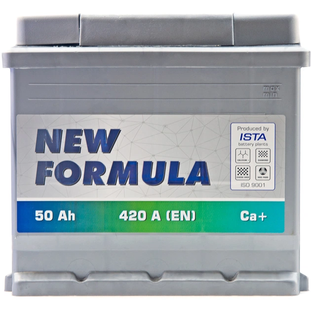 Акумулятор автомобільний NEW FORMULA 50Ah (+/-) 420EN (5502202210) - зображення 4