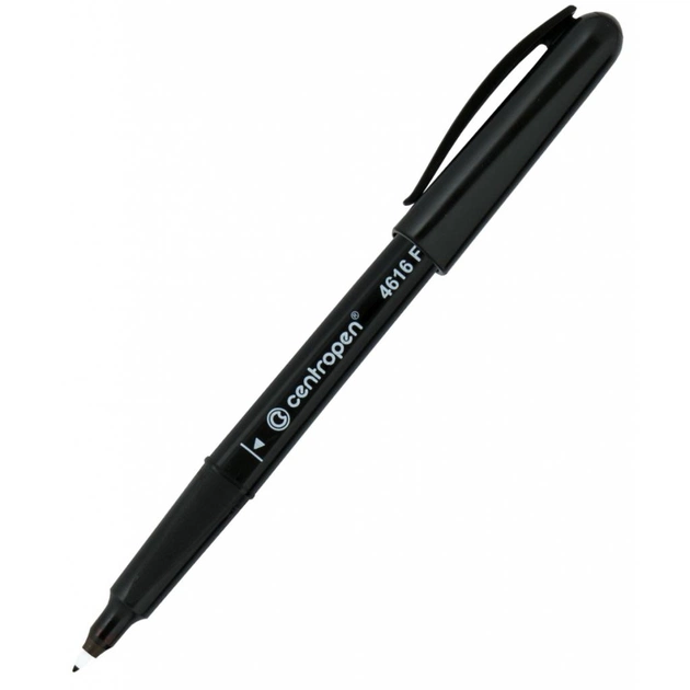 Маркер Centropen CD-Liner 4616 ergoline, 0,6 мм black (4616/01) - изображение 1