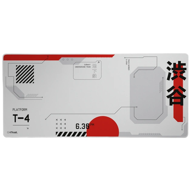 Коврик для мышки Trust GXT 759 XXL White/Red (25717) - изображение 1
