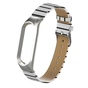 Ремінець до фітнес браслета XoKo Leather Premium Band для Xiaomi Mi band 5 White (XK-M5-LRWT) - зменшене зображення 1