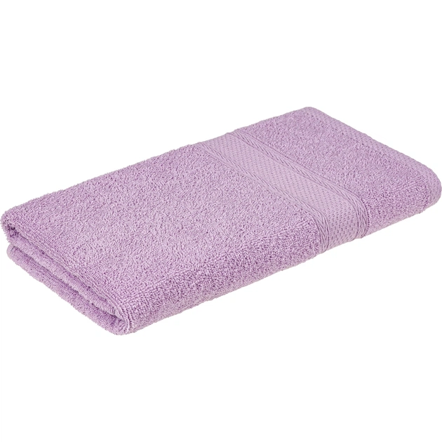 Рушник Home Line махровий бордюрний (бузковий) 400 гр/м2, 50х90 см (181819) - зображення 1