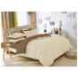 Постільна білизна ШЕМ Єгипетський котон Сіро-бежевий полуторний 150 х 215 (1,5 конопля_Сірий Беж) - зменшене зображення 1