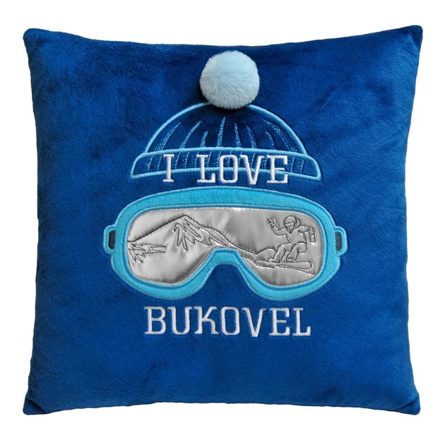 М'яка іграшка Tigres Подушка I love Bukovel (ПД-0480) - зображення 1