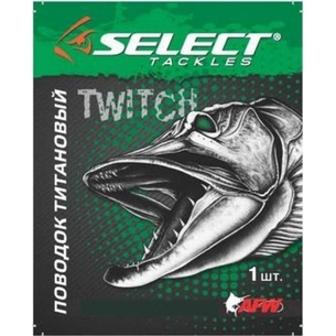 Повідець Select титановый, 15см 12кг с вертлюгом (1870.08.52) зображення 1