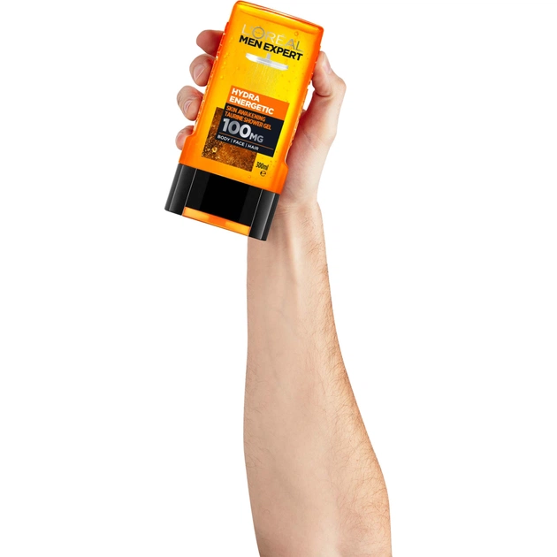 Гель для душу L'Oreal Paris Men Expert Hydra Energetic 300 мл (3600523535972) - picture 4
