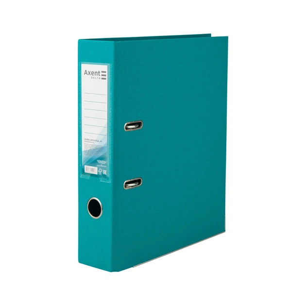 Папка - реєстратор Delta by Axent A4 75 мм РР Бірюзова (D1712-16C) - picture 1
