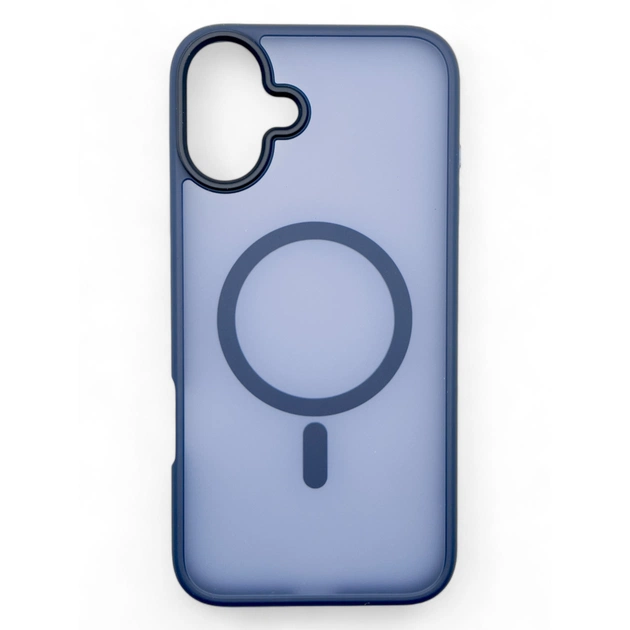 Чохол до мобільного телефона BeCover Metal Buttons Case (MagSafe) для Apple iPhone 16 Plus Blue (712094) - зображення 1