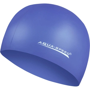 Шапка для плавання Aqua Speed Mega 100-17 синій Уні OSFM (5908217635495) зображення 1