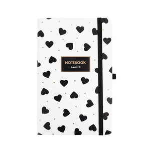 Книга записна Axent Partner Black&White, 125 х195 мм 96 аркушів клітинка (8621-10-A) зображення 1