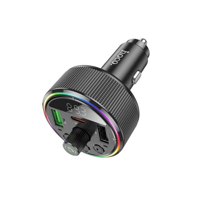 FM модулятор HOCO E82, Black, Box - picture 4