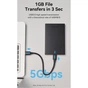 Кишеня зовнішня Vention 2.5" HDD/SSD USB 3.0 Micro-B Black (KPAB0) - зменшене зображення 3