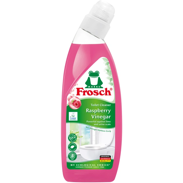 Средство для чистки унитаза Frosch Малина 750 мл (4009175946003/4001499943430) - изображение 1