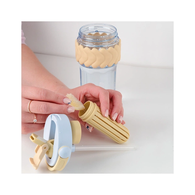 Пляшка для води Kite 700 мл бежево-блакитний (K25-1230-1) - picture 6