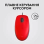 Мишка Logitech M110 Silent USB Red (910-006759) - зменшене зображення 4