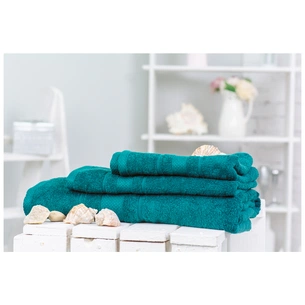 Рушник MirSon набір банний 5004 SoftNess Darkemerald 50x90, 70x140, 100x15 (2200003182644) зображення 1